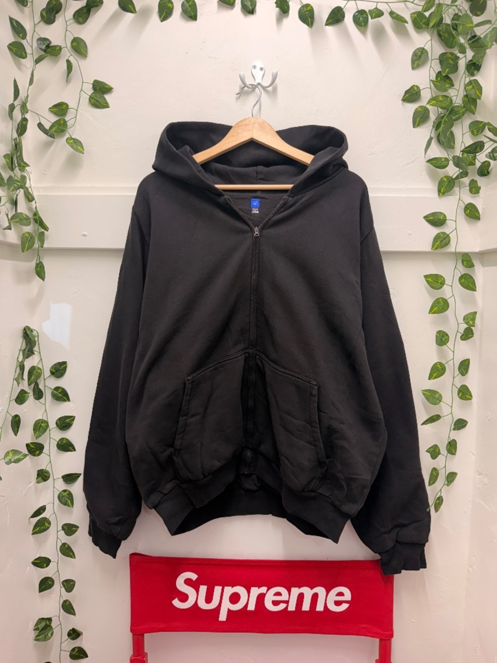 Yeezy - Gap Zip Up Hoodie - Black - Size XL  - Brand New